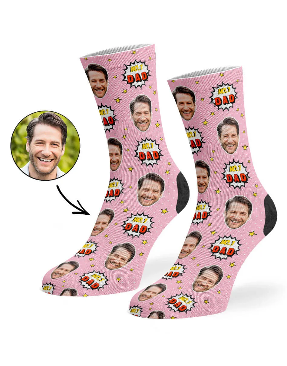 Number 1 Dad Socks sold by Super Socks product image thumbnail 3