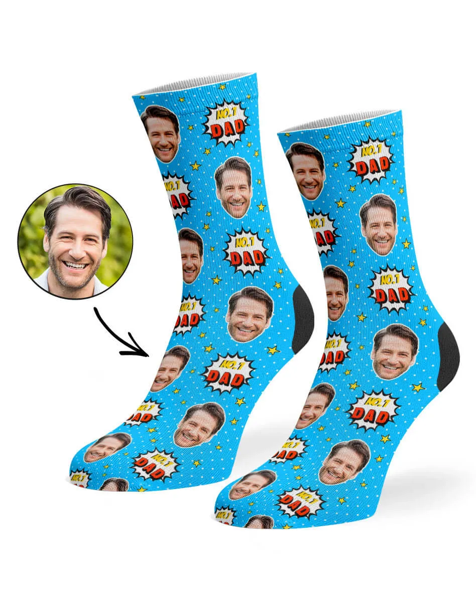 Number 1 Dad Socks sold by Super Socks product image thumbnail 5