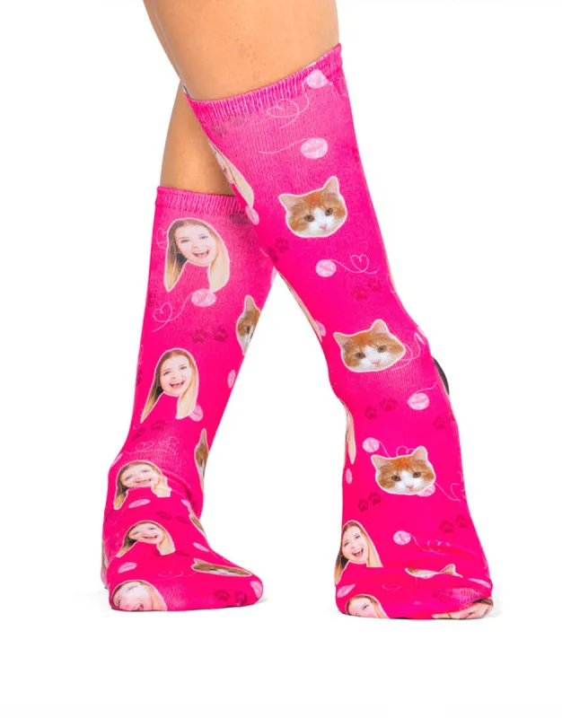 Cat & Owner Socks sold by Super Socks