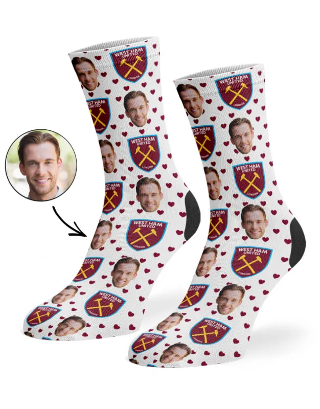 West Ham Hearts Socks sold by Super Socks