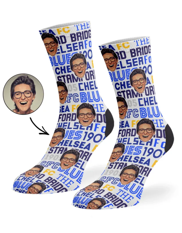 Chelsea FC Pattern Socks sold by Super Socks