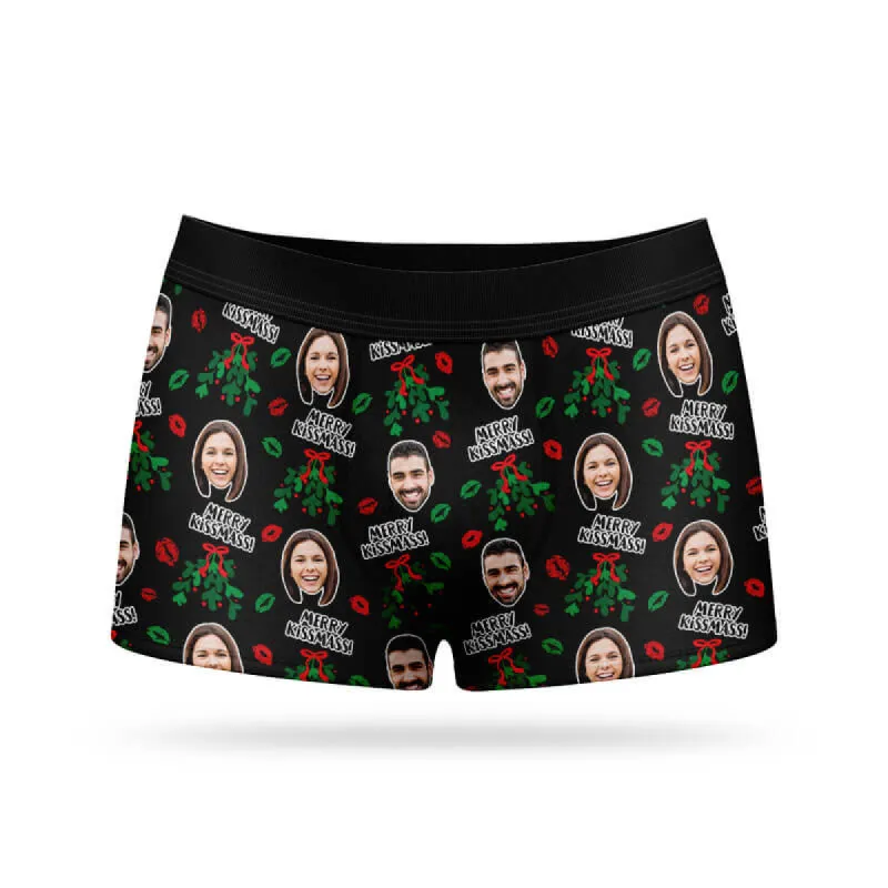 Merry Kissmas Boxers sold by Super Socks