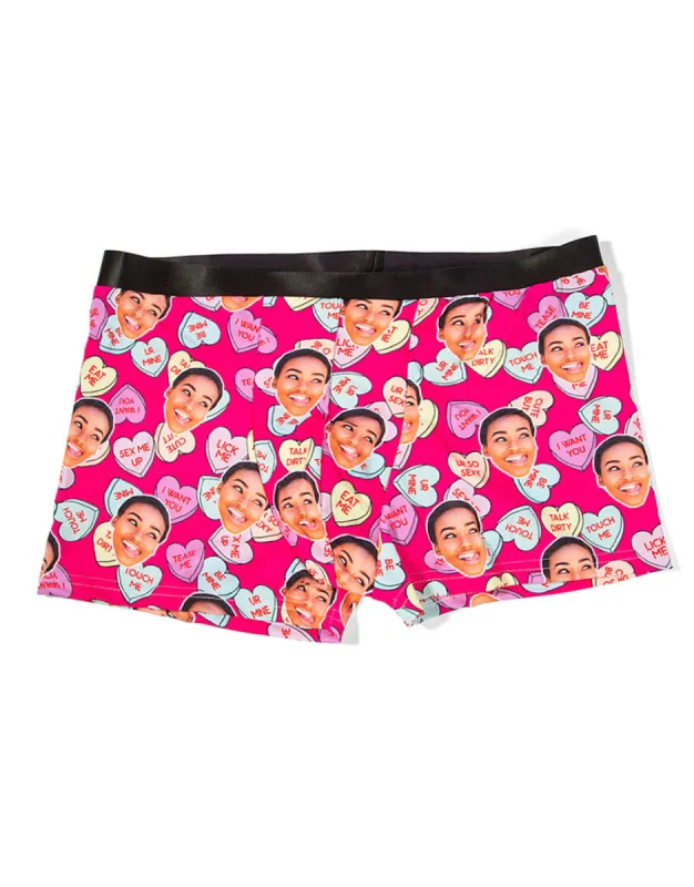 Naughty Love Hearts Boxers sold by Super Socks