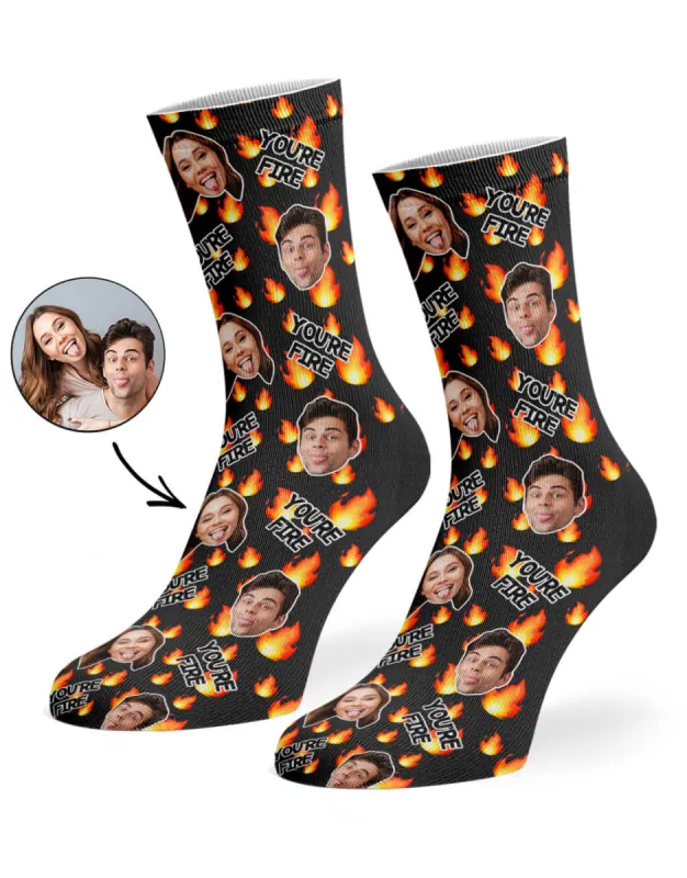You're Fire Socks sold by Super Socks