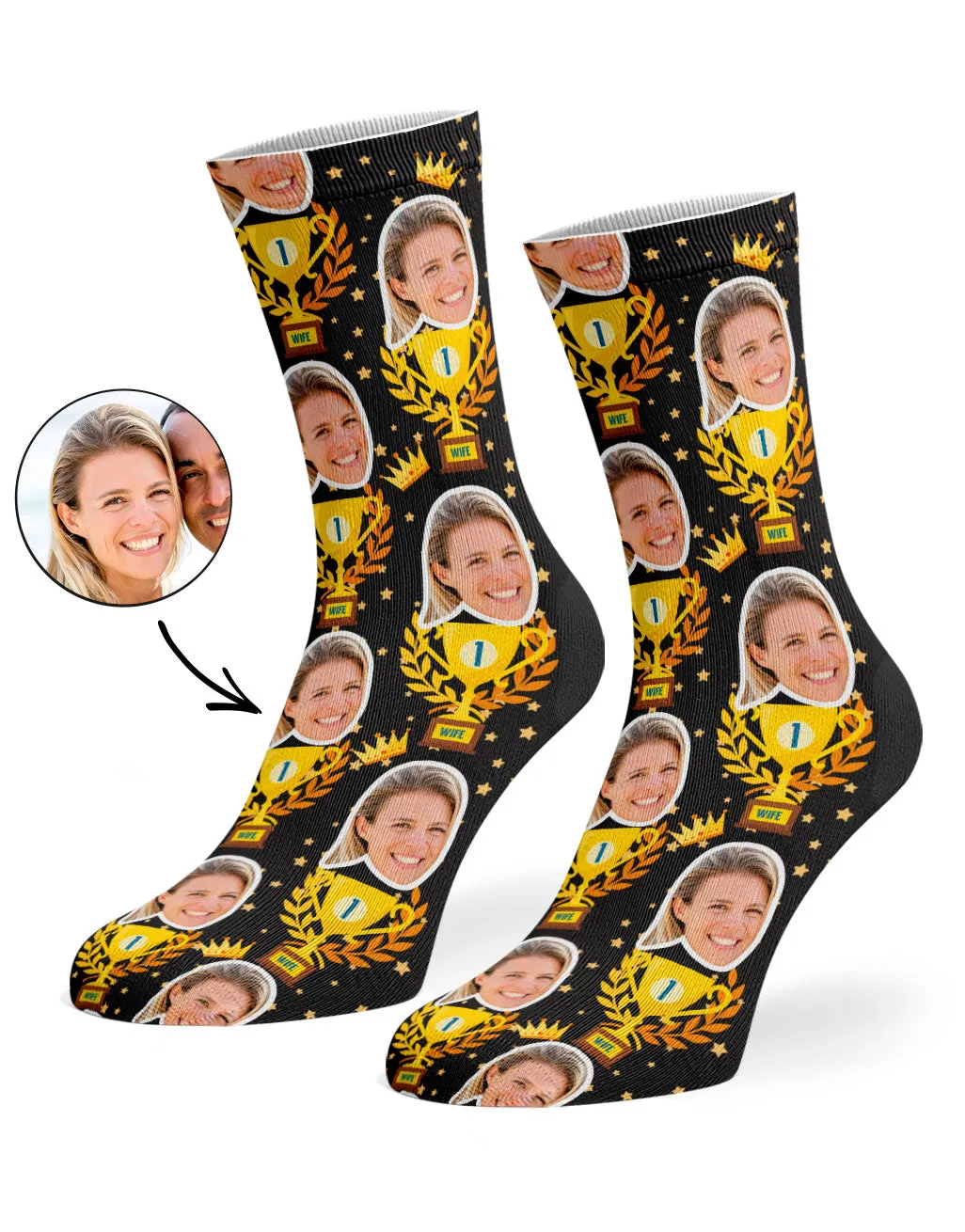 Trophy Wife Socks sold by Super Socks product image thumbnail 4