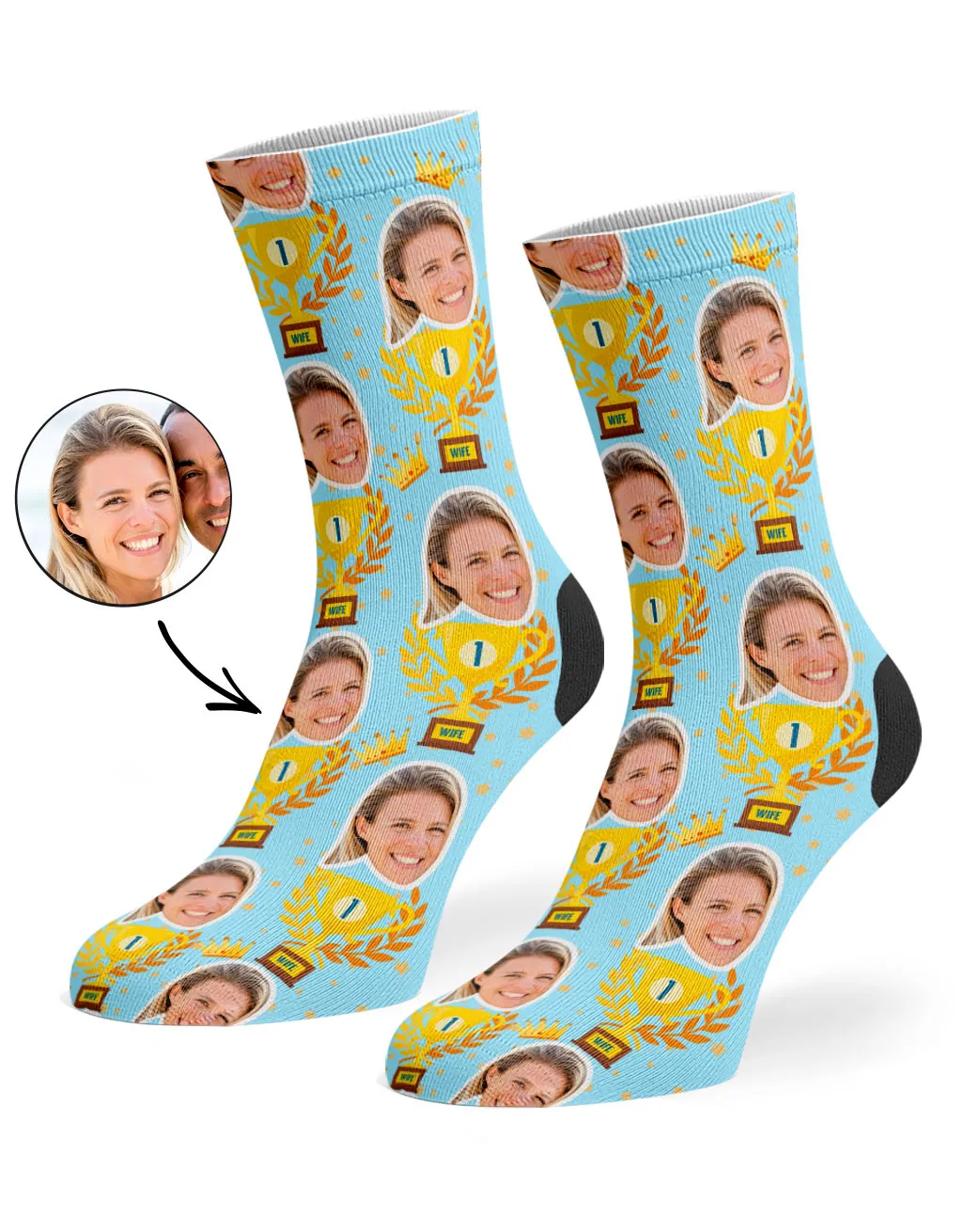 Trophy Wife Socks sold by Super Socks product image thumbnail 2
