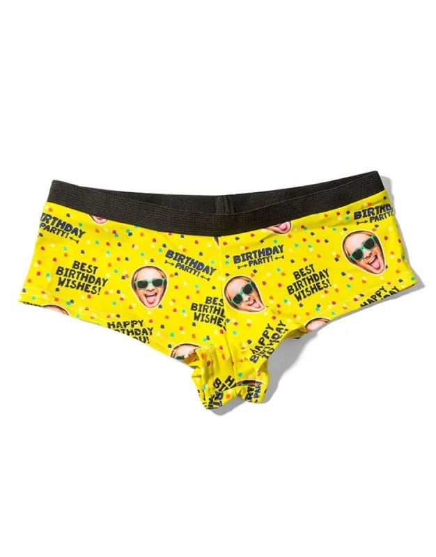 Birthday Wishes Face Knickers sold by Super Socks