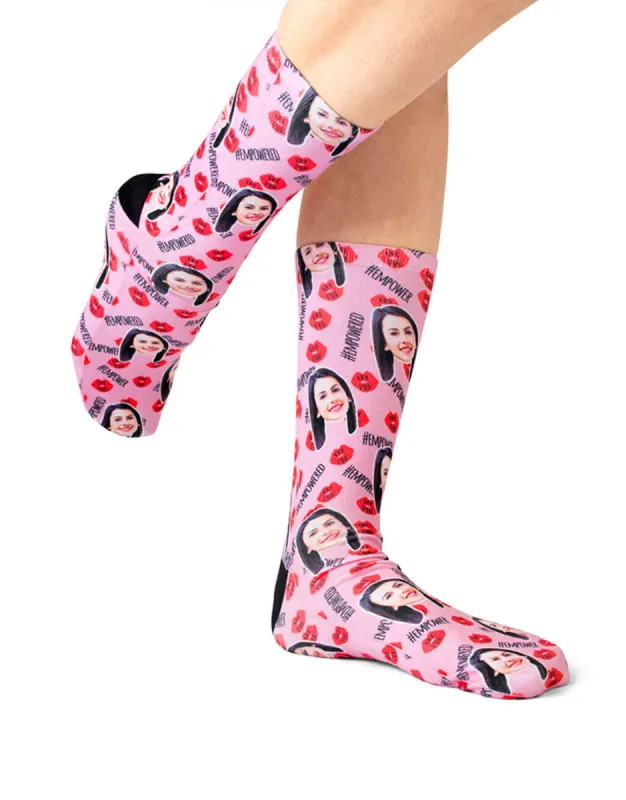 Girl Power Lips Socks sold by Super Socks