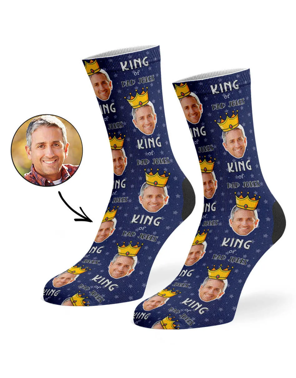 King Of Dad Jokes Socks sold by Super Socks product image thumbnail 5