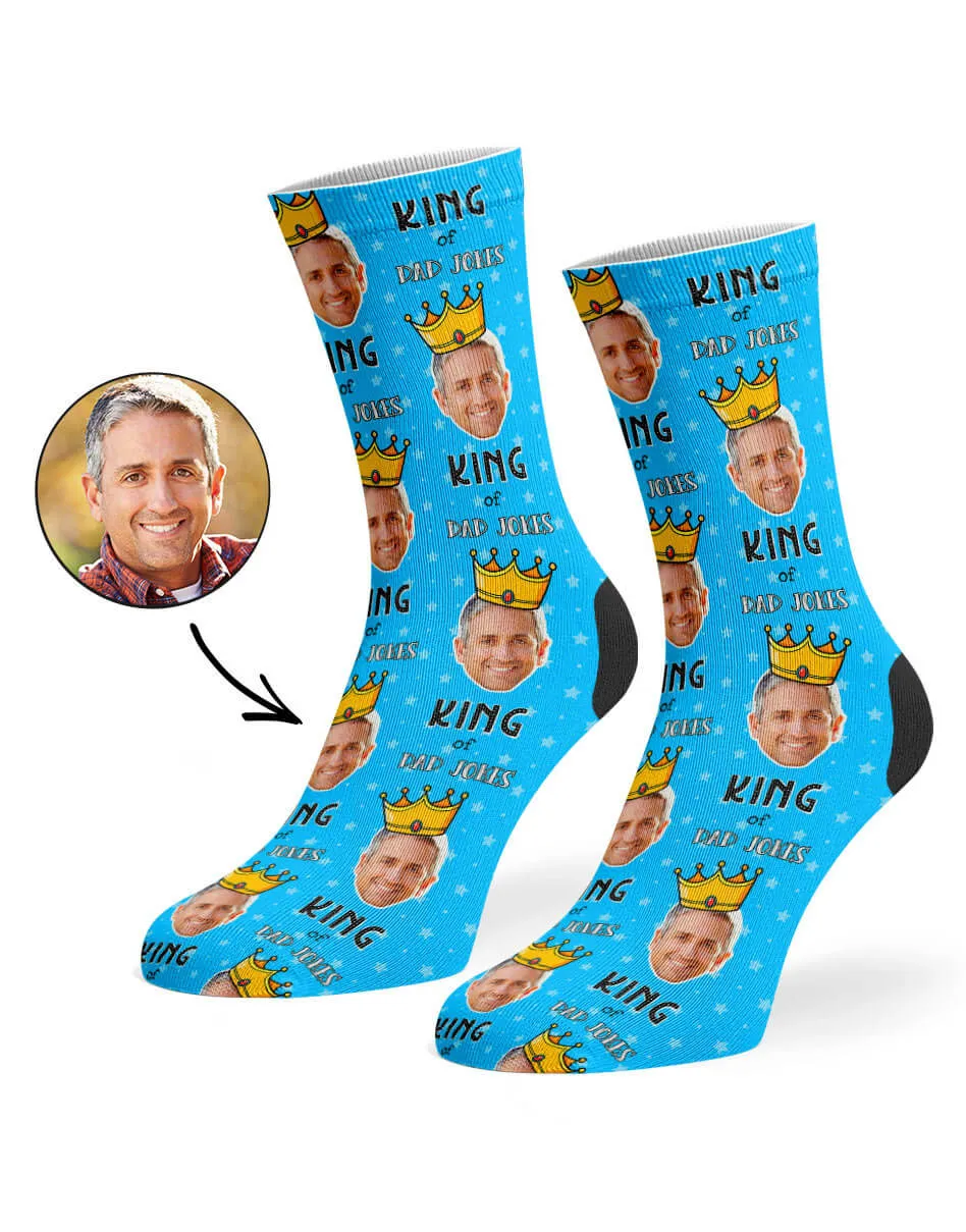King Of Dad Jokes Socks sold by Super Socks product image thumbnail 2