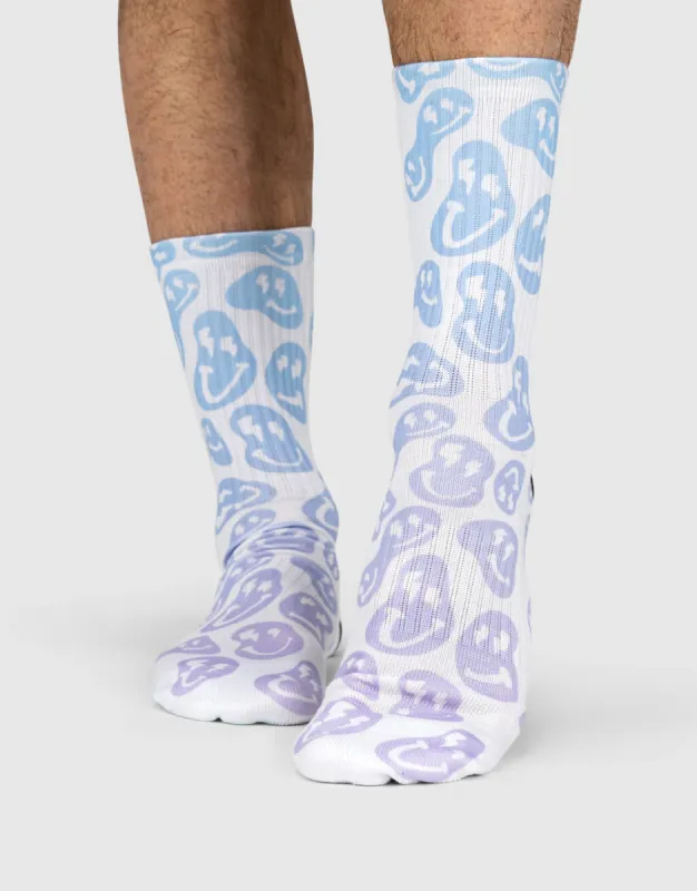 Multi Smiley Socks sold by Super Socks