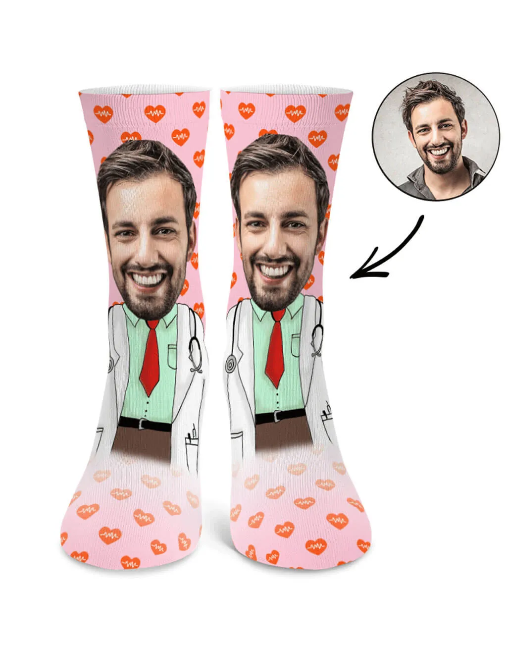 Male Doctor Me Socks sold by Super Socks product image thumbnail 3