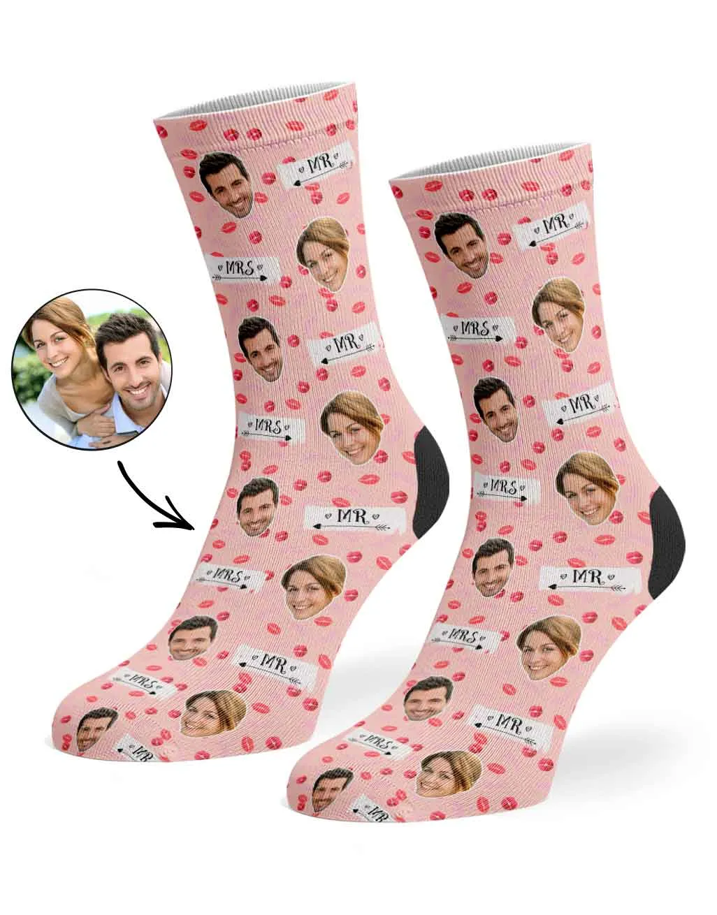 Mr & Mrs Signs Socks sold by Super Socks product image thumbnail 4