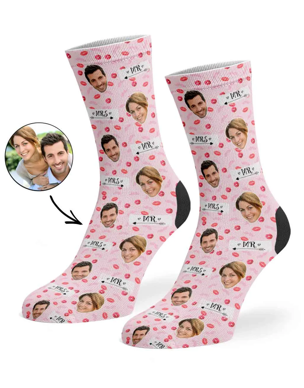 Mr & Mrs Signs Socks sold by Super Socks product image thumbnail 3