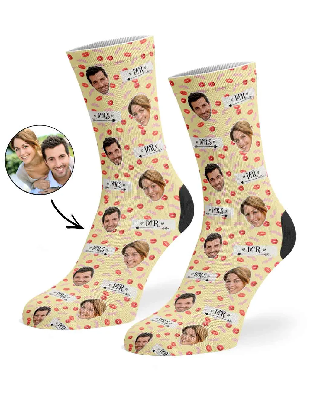 Mr & Mrs Signs Socks sold by Super Socks product image thumbnail 2