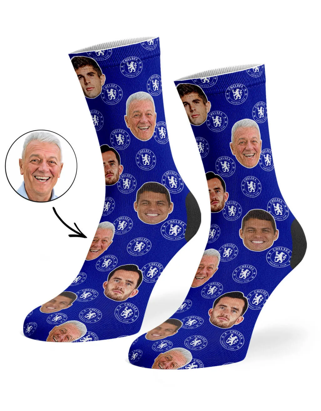 Chelsea Player Crest Socks sold by Super Socks product image thumbnail 5