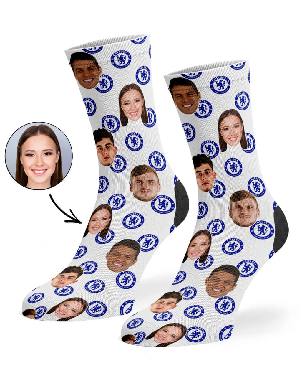 Chelsea Player Crest Socks sold by Super Socks product image thumbnail 4
