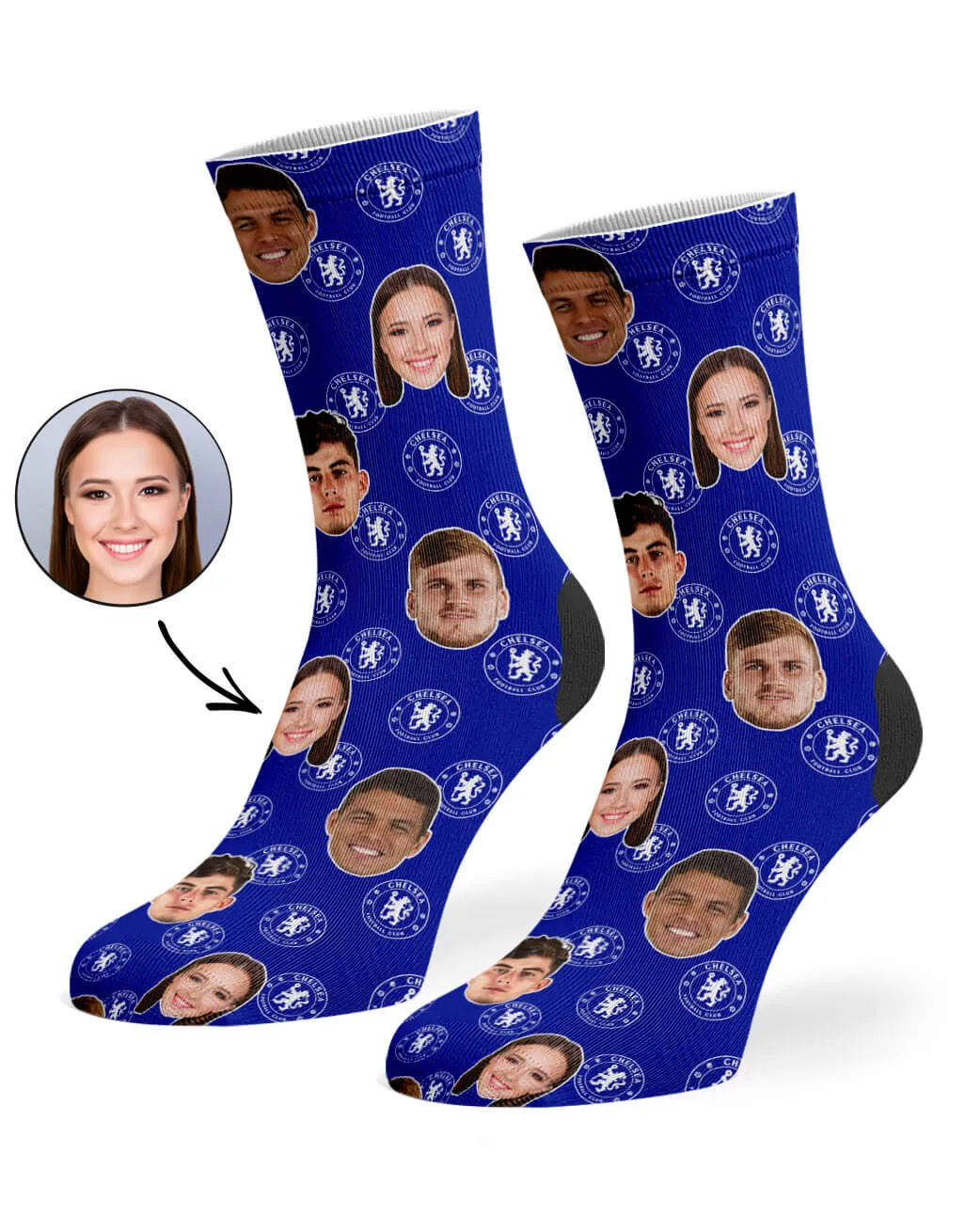 Chelsea Player Crest Socks sold by Super Socks product image thumbnail 3