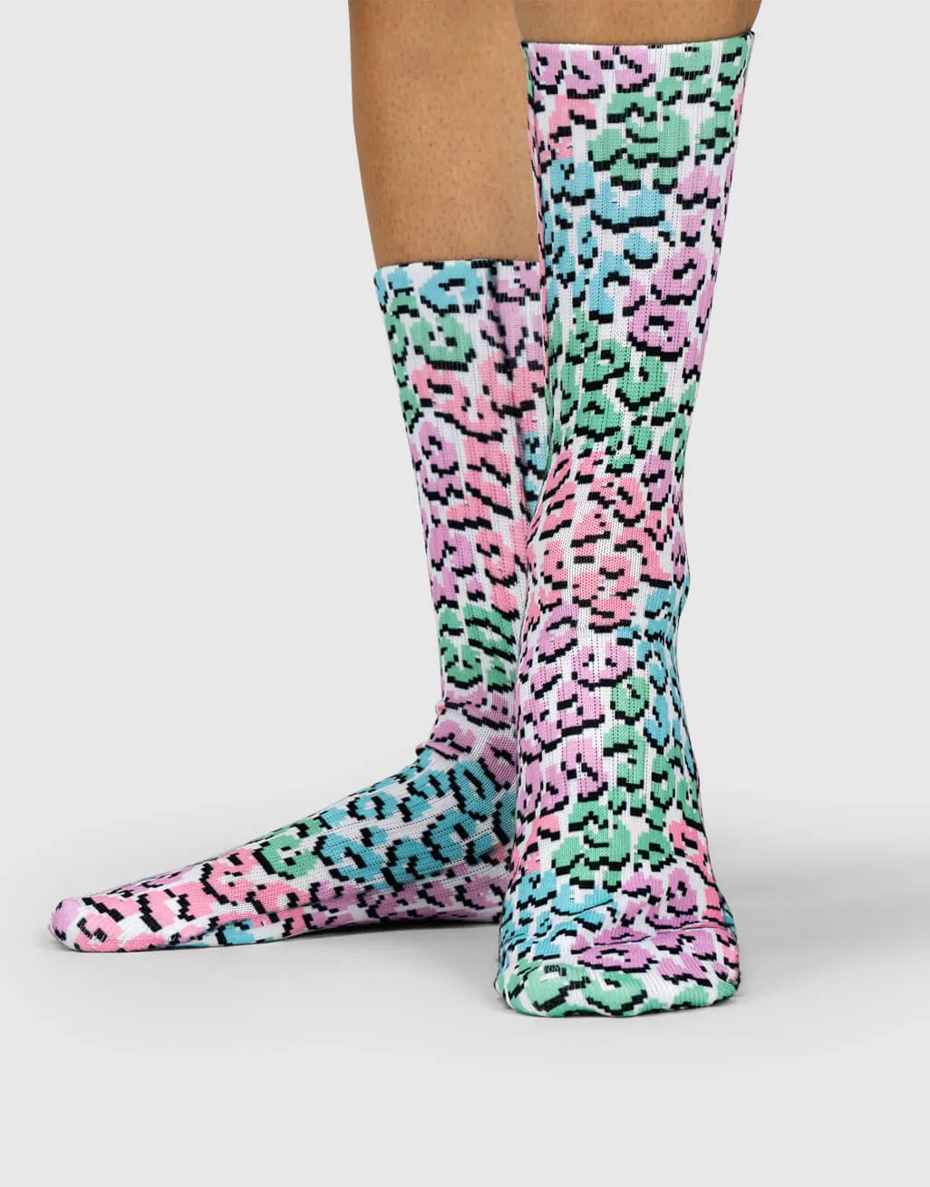 Leopard Pixel Socks sold by Super Socks product image thumbnail 2