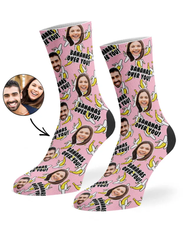 Bananas Over You Socks sold by Super Socks