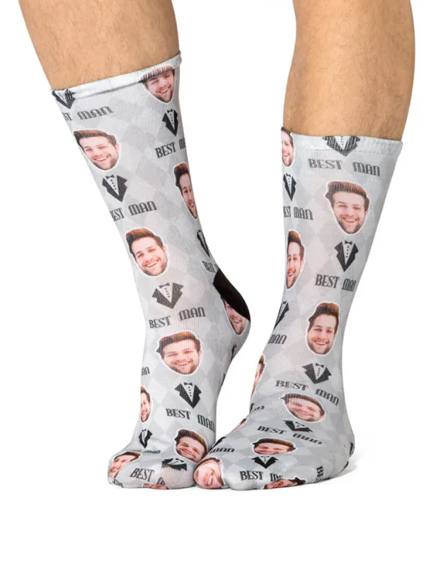 Best Man Face Socks sold by Super Socks