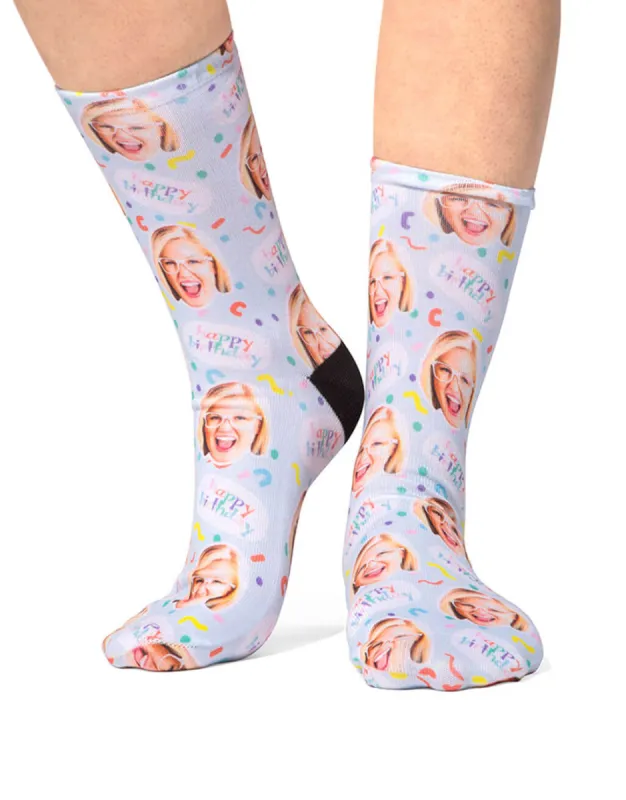 Birthday Squiggle Socks sold by Super Socks