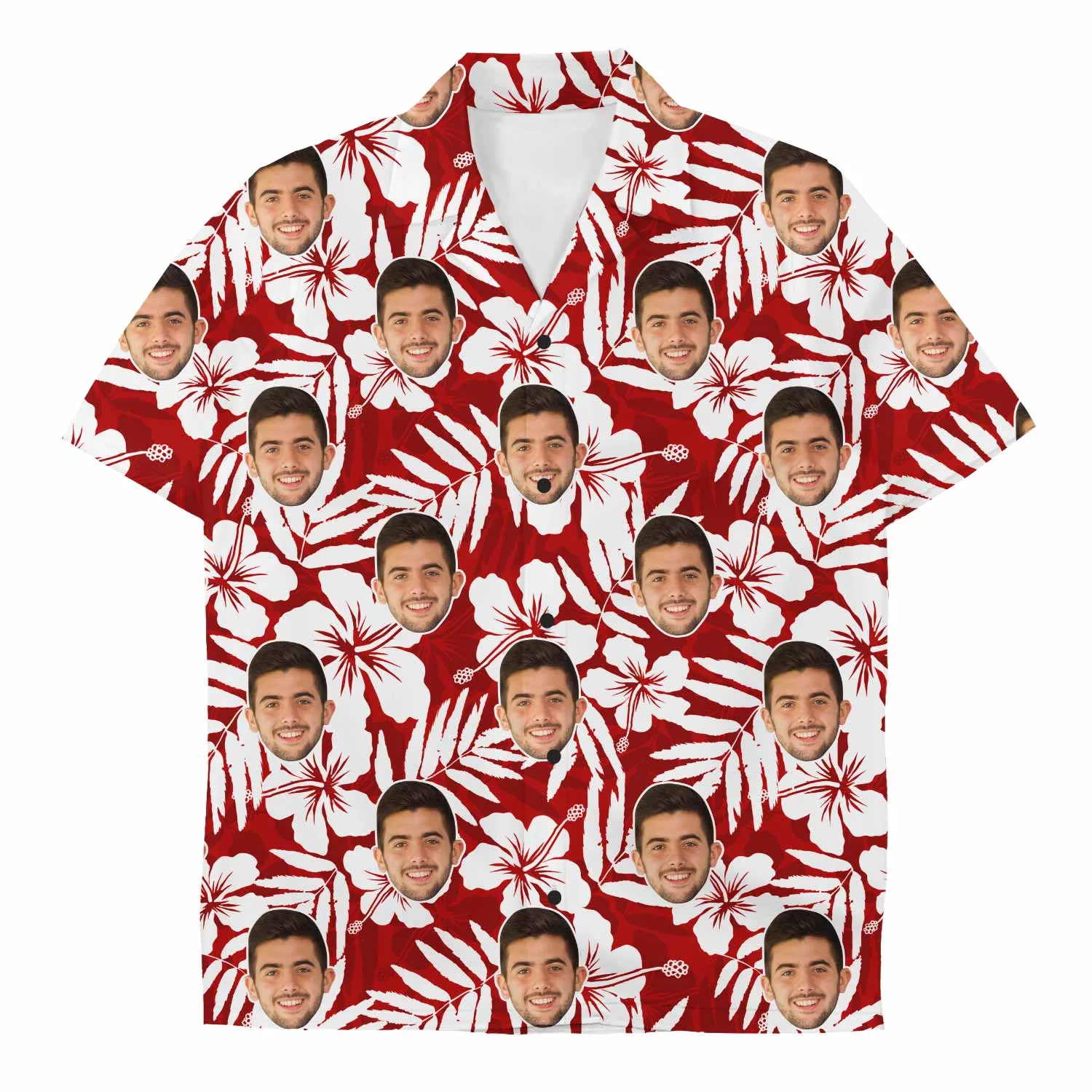 Red Custom Hawaiian Shirt sold by Super Socks