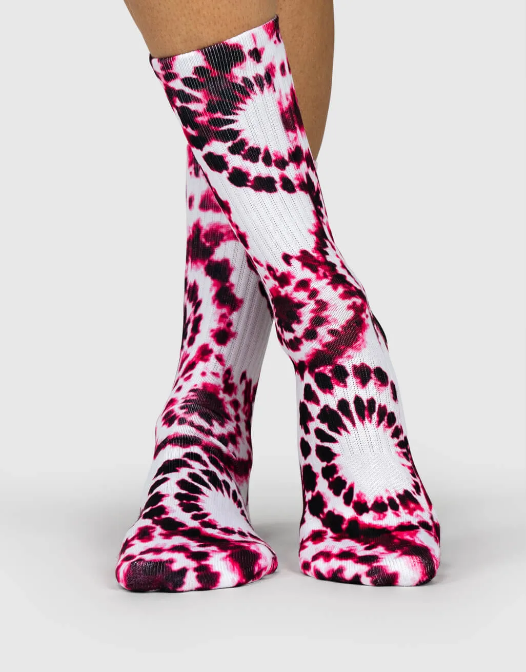 Pink Circle Tie Dye Socks sold by Super Socks product image thumbnail 3