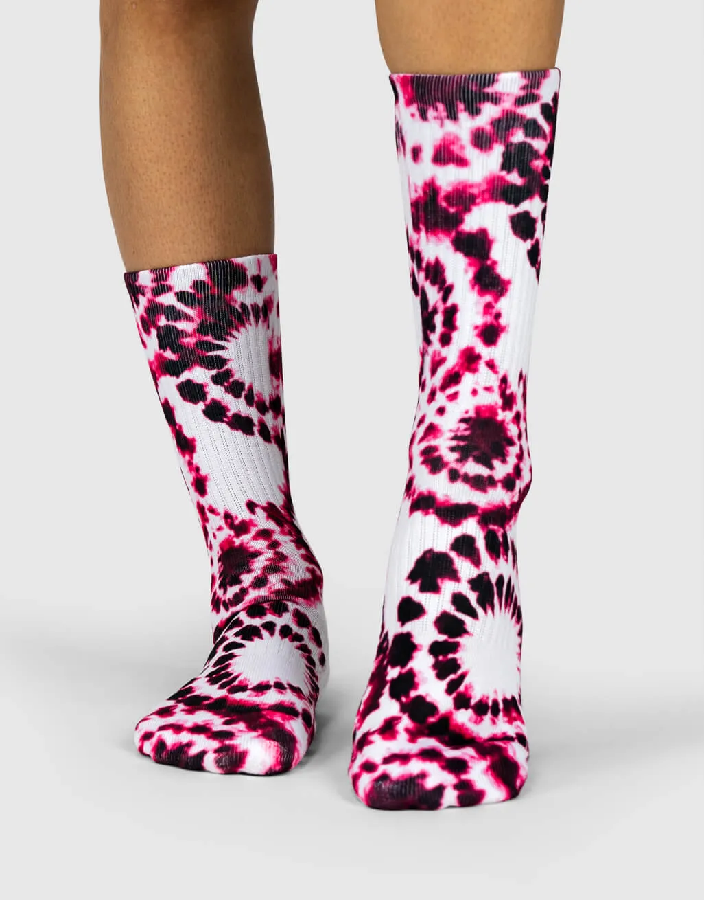 Pink Circle Tie Dye Socks sold by Super Socks product image thumbnail 2