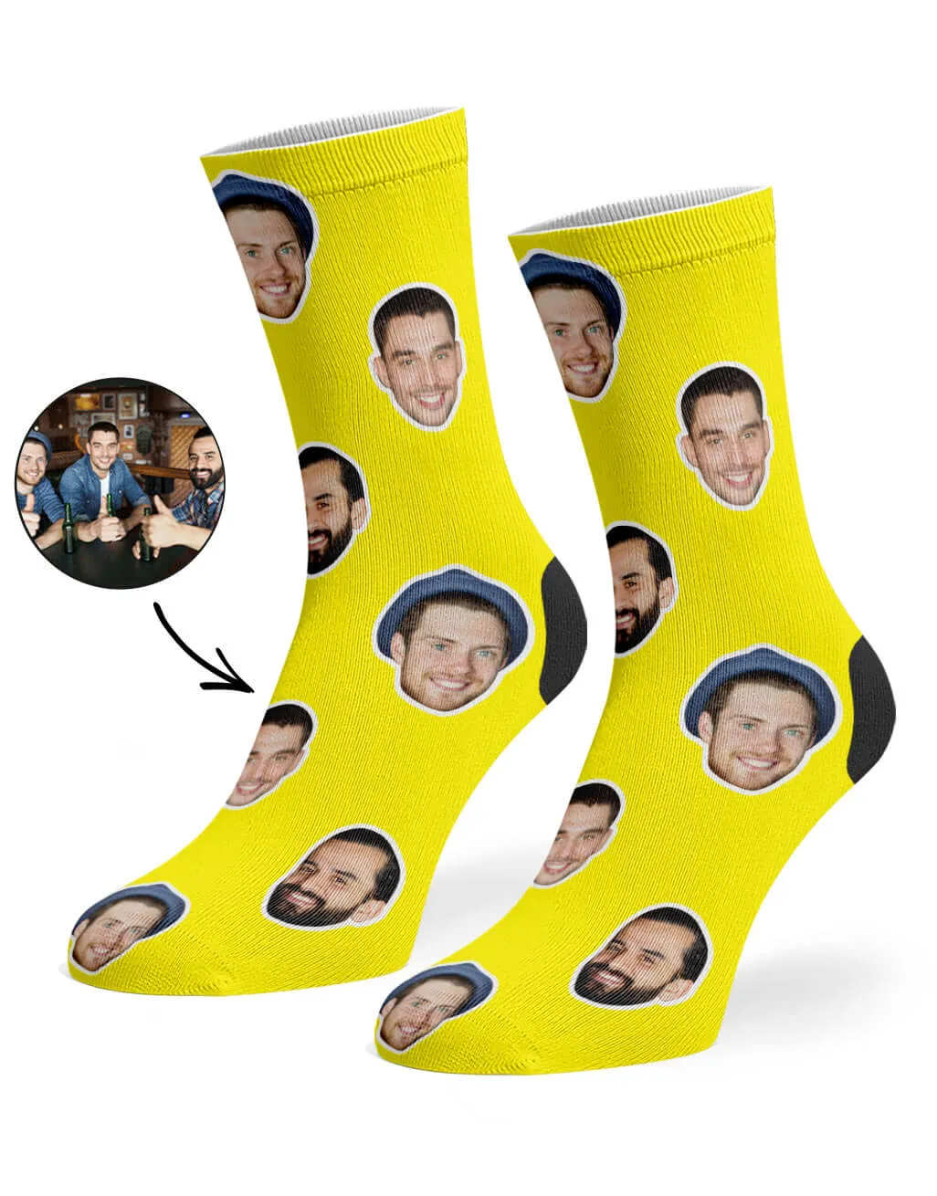 Best Friend Face Socks sold by Super Socks product image thumbnail 2