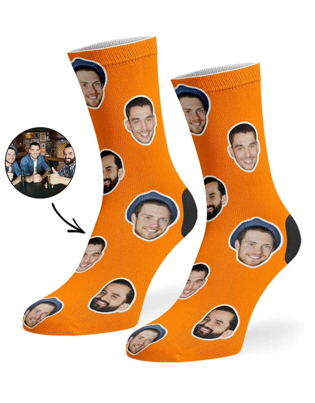 Best Friend Face Socks sold by Super Socks product image thumbnail 4