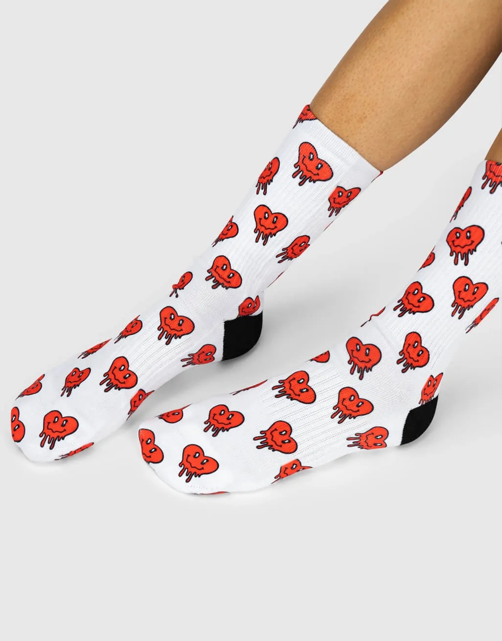Melting Heart Socks sold by Super Socks