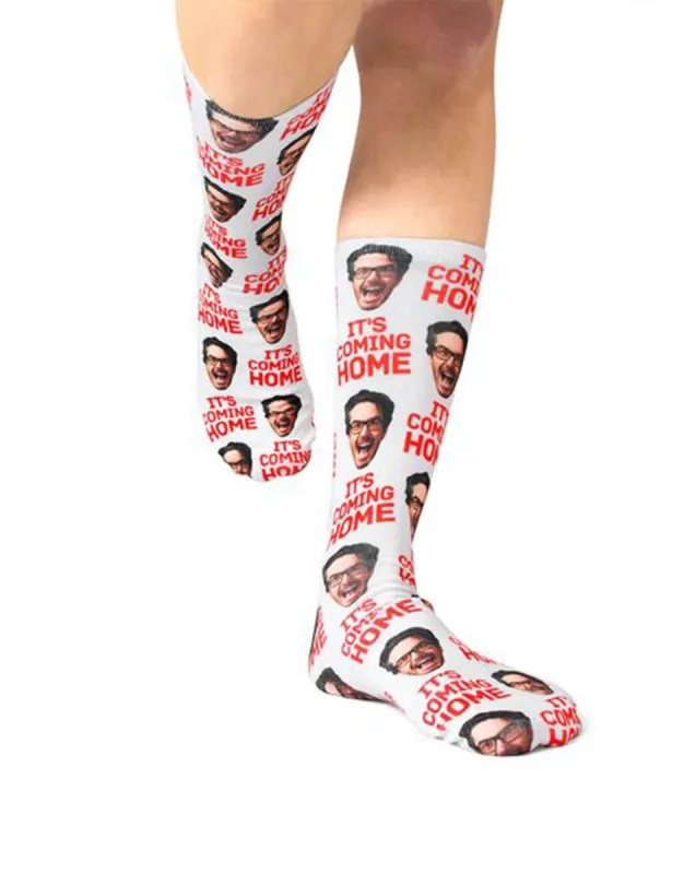 It's Coming Home Face Socks sold by Super Socks