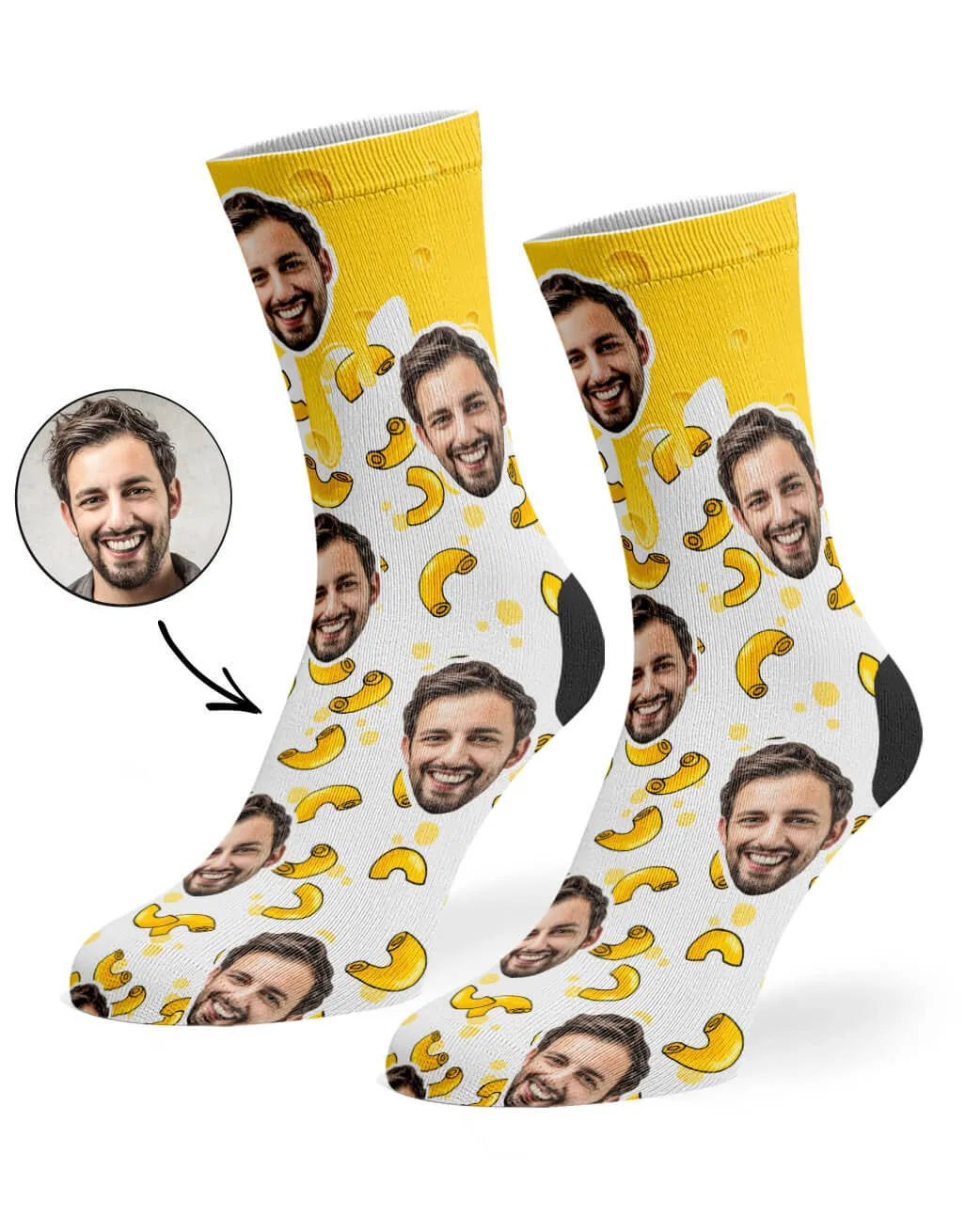 Mac & Cheese Socks sold by Super Socks product image thumbnail 2