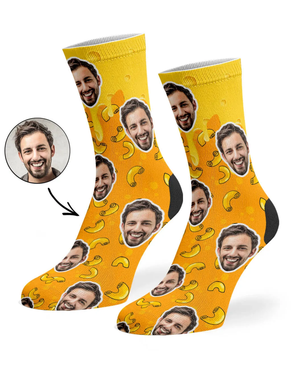 Mac & Cheese Socks sold by Super Socks product image thumbnail 5