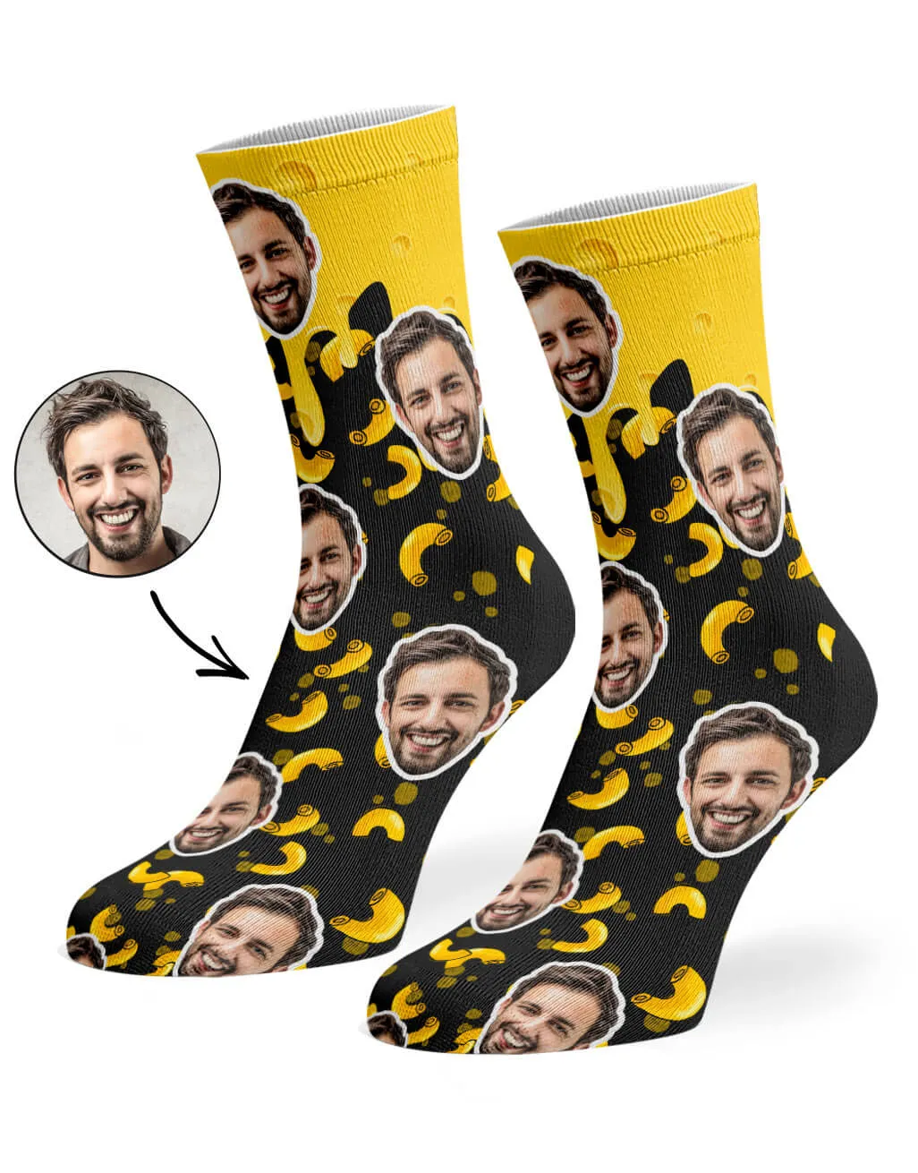 Mac & Cheese Socks sold by Super Socks product image thumbnail 3
