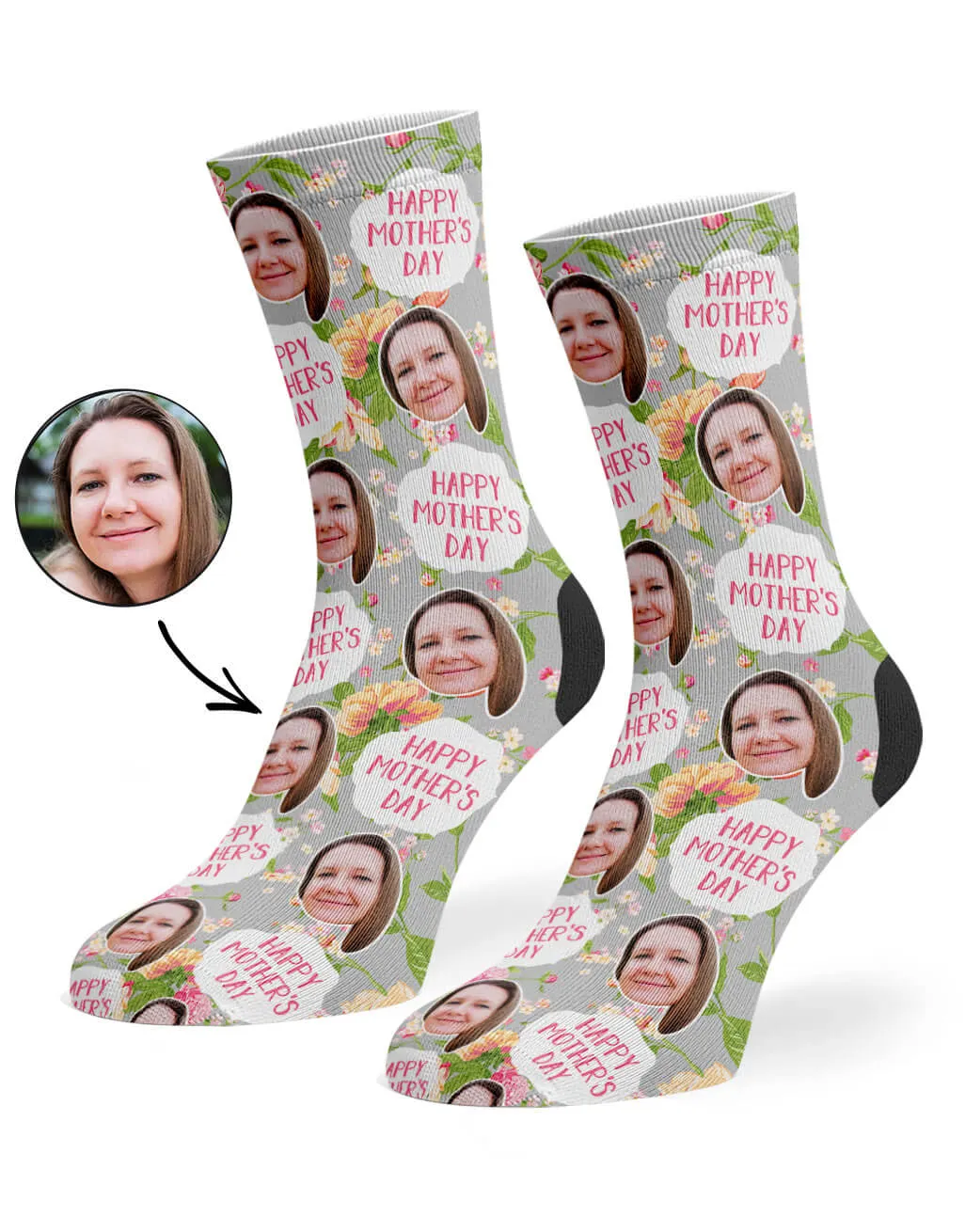 Mother's Day Flower Socks sold by Super Socks product image thumbnail 5