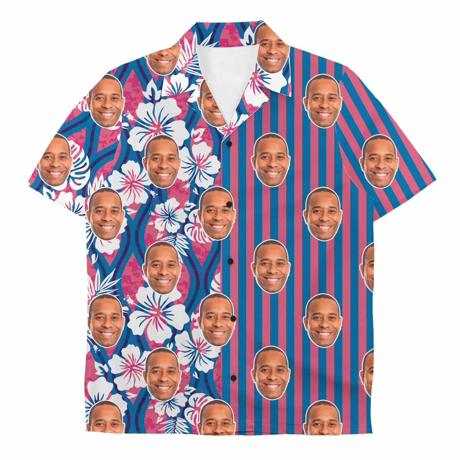 Custom Stripey Hawaiian Shirt sold by Super Socks