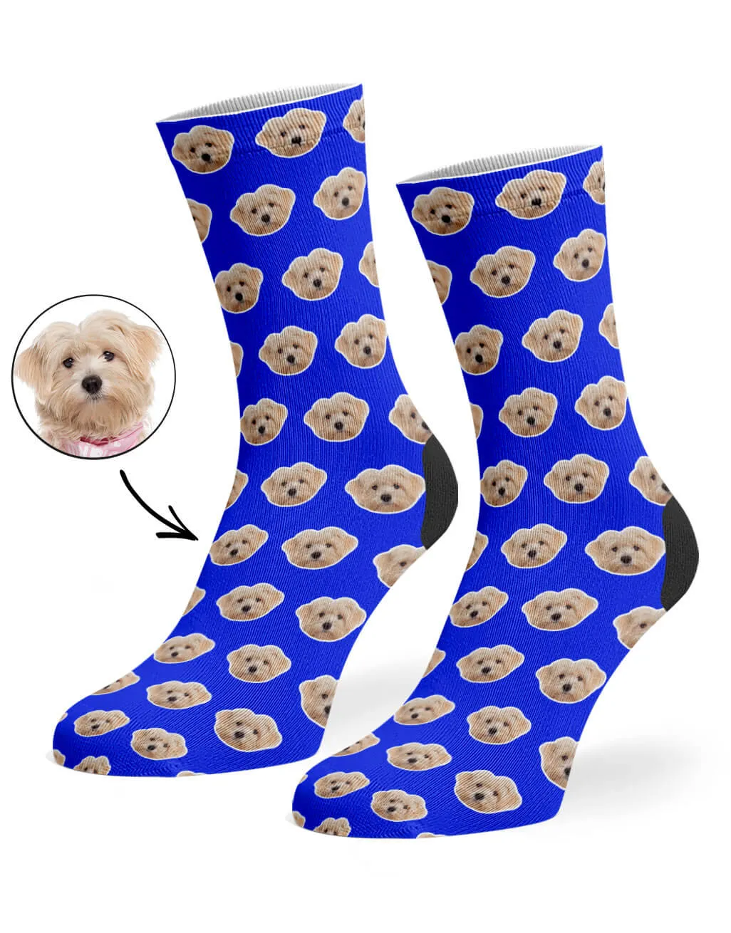 Your Dog Pattern Socks sold by Super Socks product image thumbnail 2