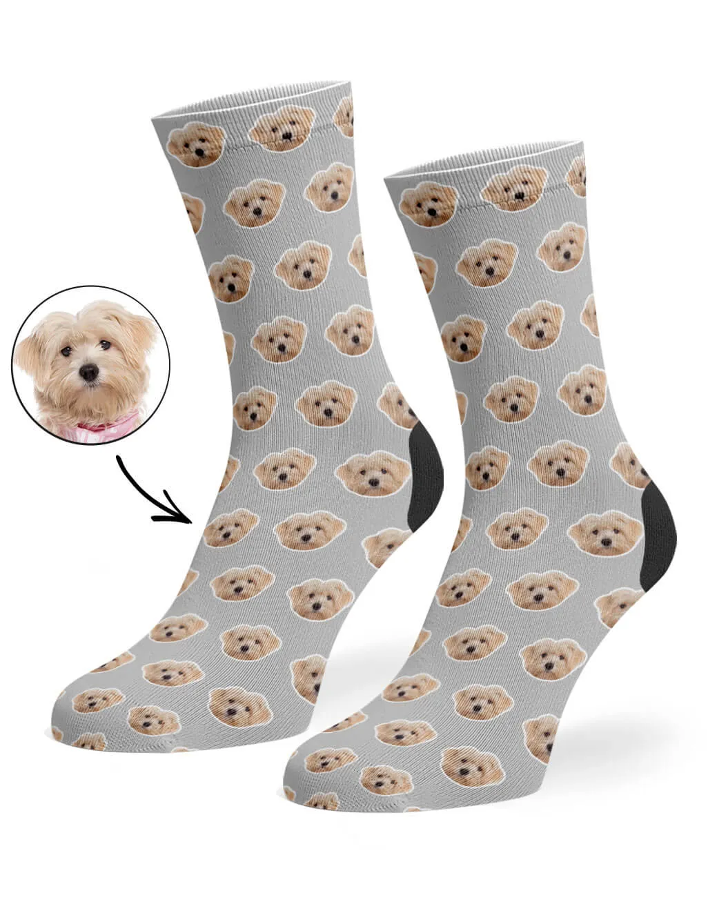 Your Dog Pattern Socks sold by Super Socks product image thumbnail 5