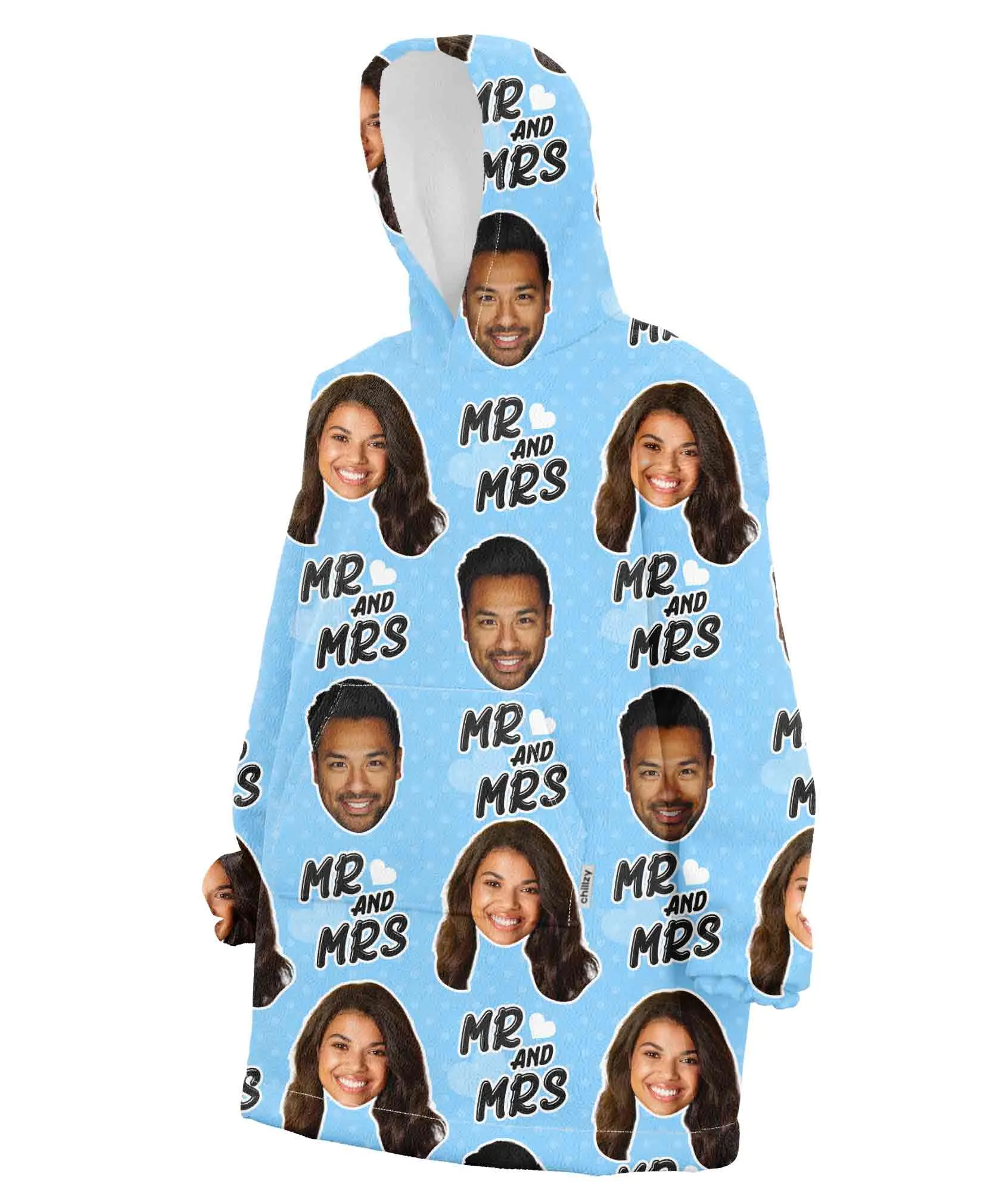 Mr & Mrs Hoodie Blanket sold by Super Socks product image thumbnail 5
