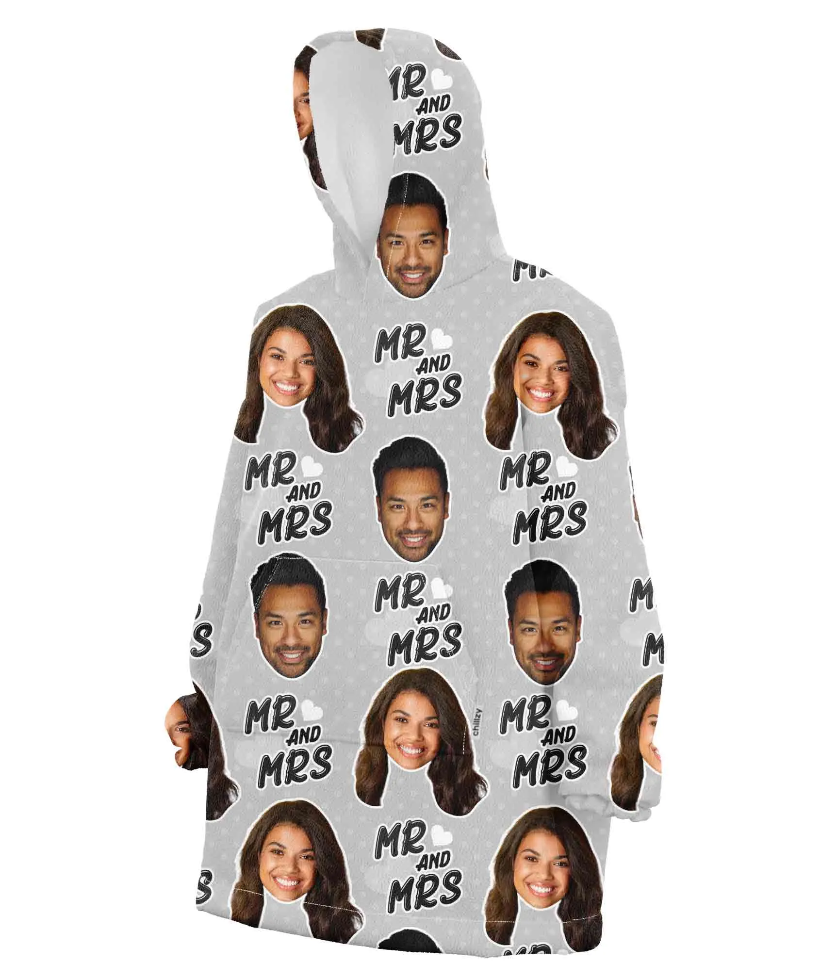 Mr & Mrs Hoodie Blanket sold by Super Socks product image thumbnail 3