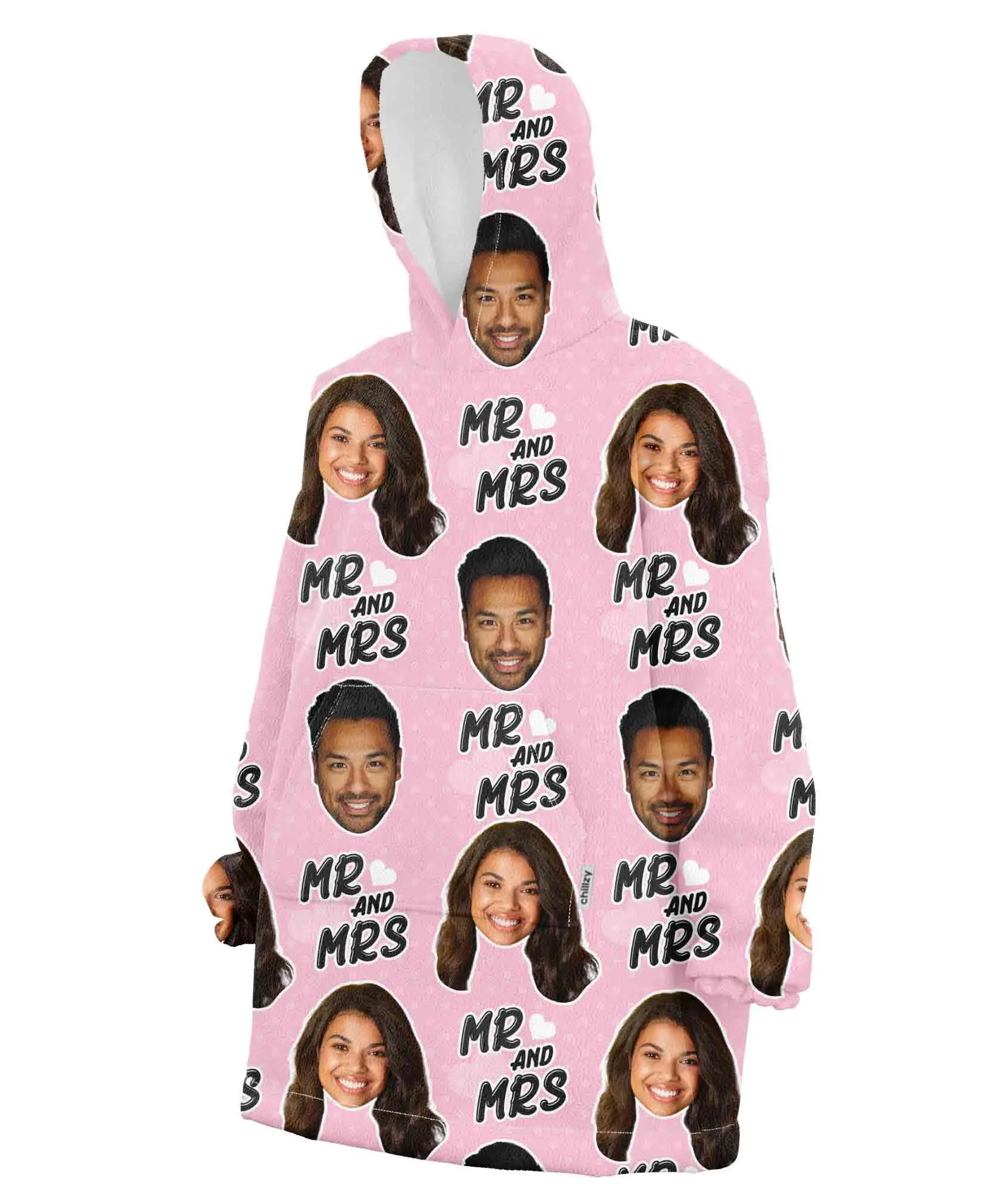 Mr & Mrs Hoodie Blanket sold by Super Socks product image thumbnail 4