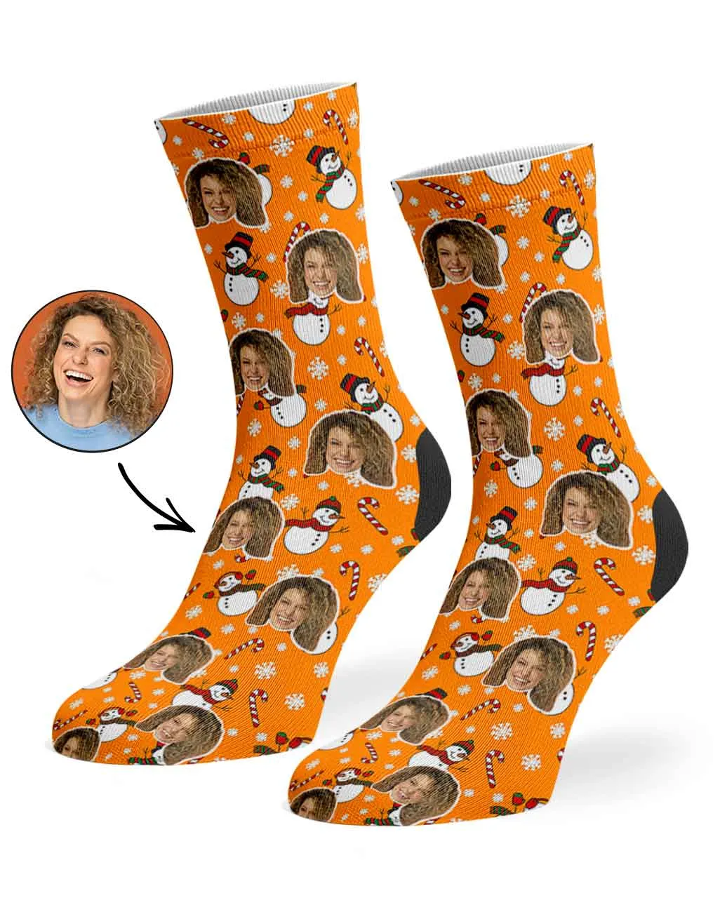 Snowman Me Socks sold by Super Socks product image thumbnail 5