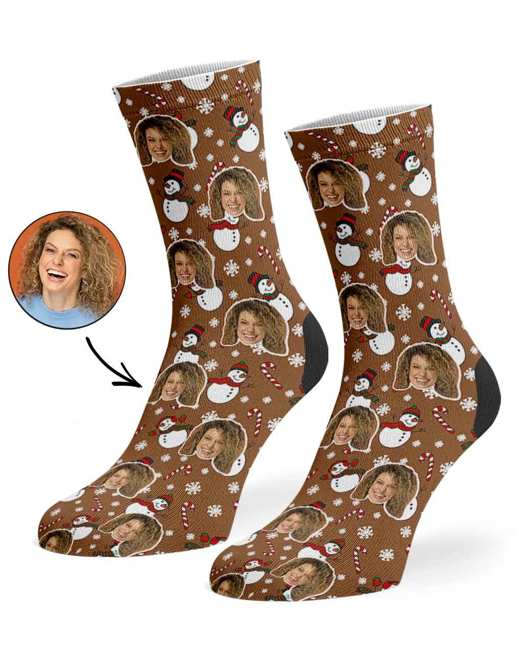 Snowman Me Socks sold by Super Socks product image thumbnail 3