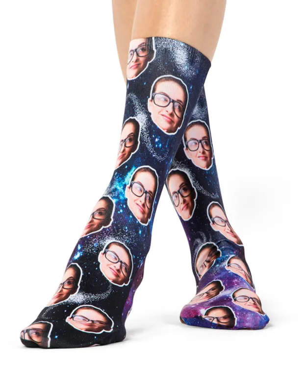 Face Galaxy Socks sold by Super Socks