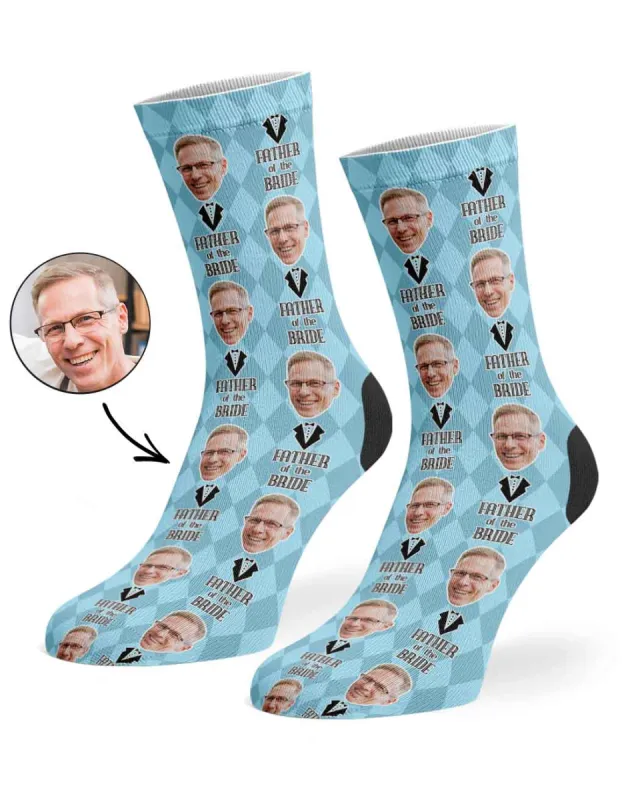 Father Of The Bride Socks made by Super Socks