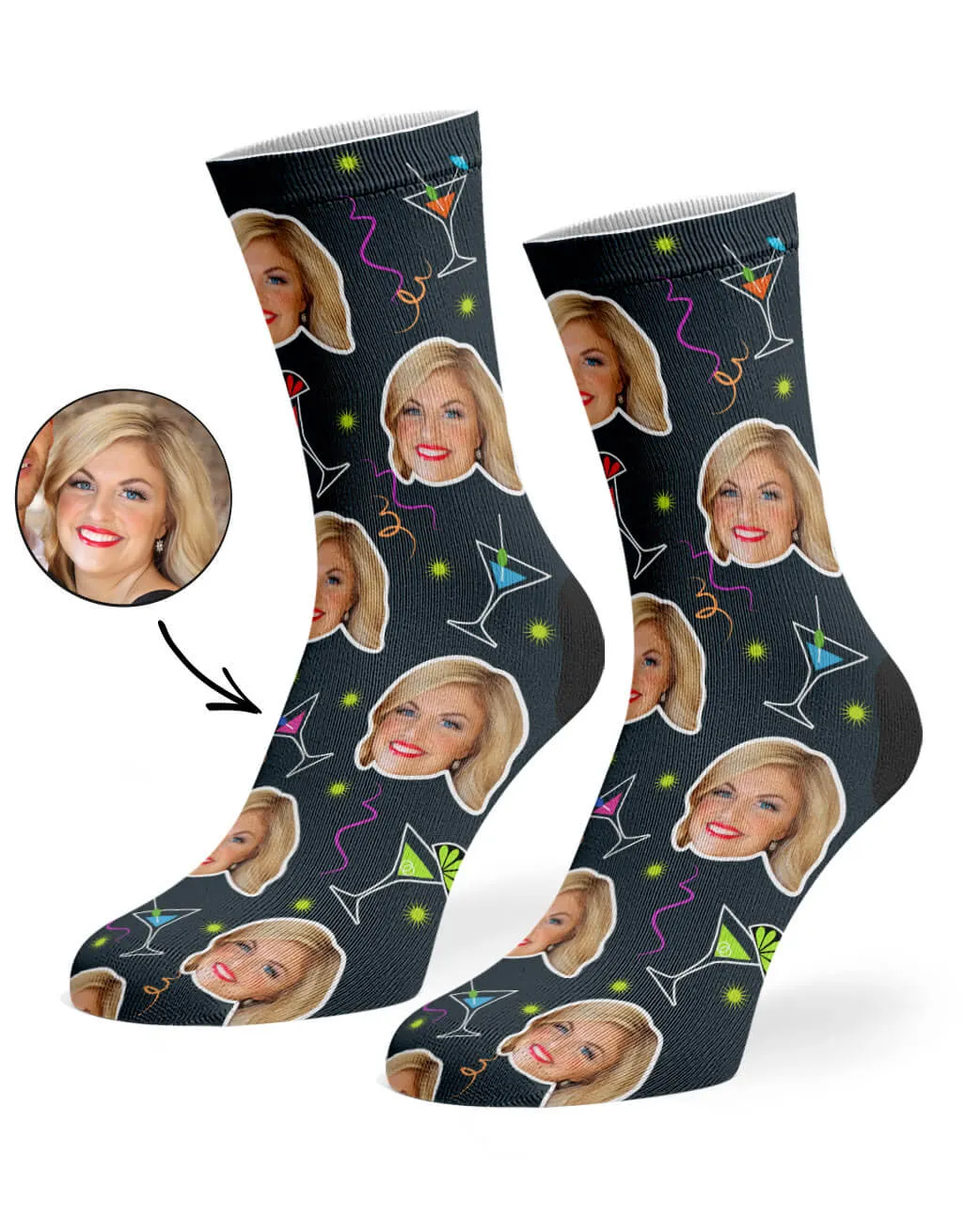 Martini Socks sold by Super Socks product image thumbnail 4