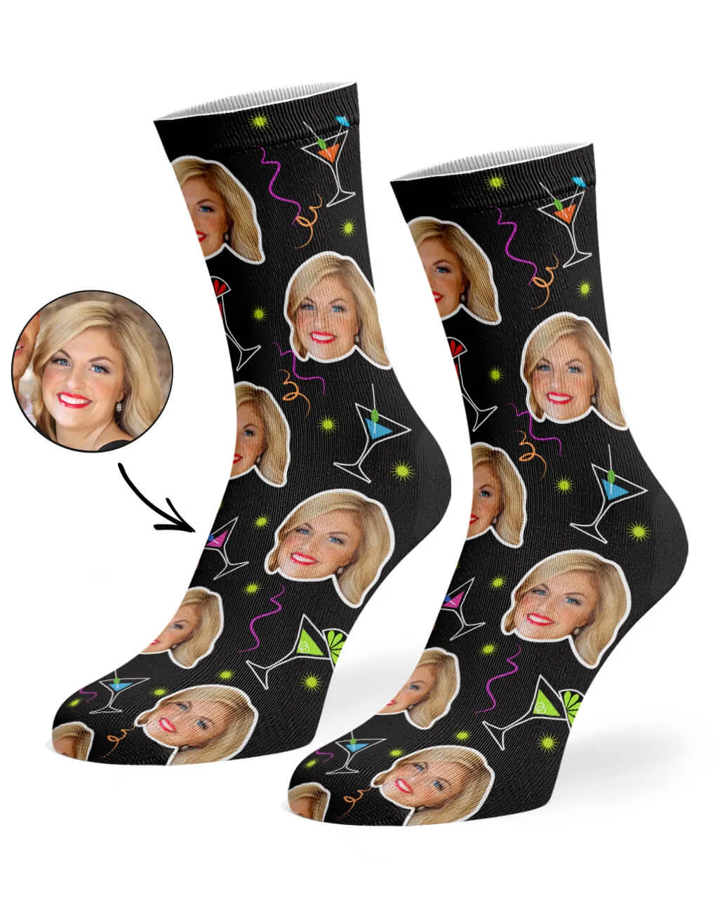 Martini Socks sold by Super Socks product image thumbnail 2