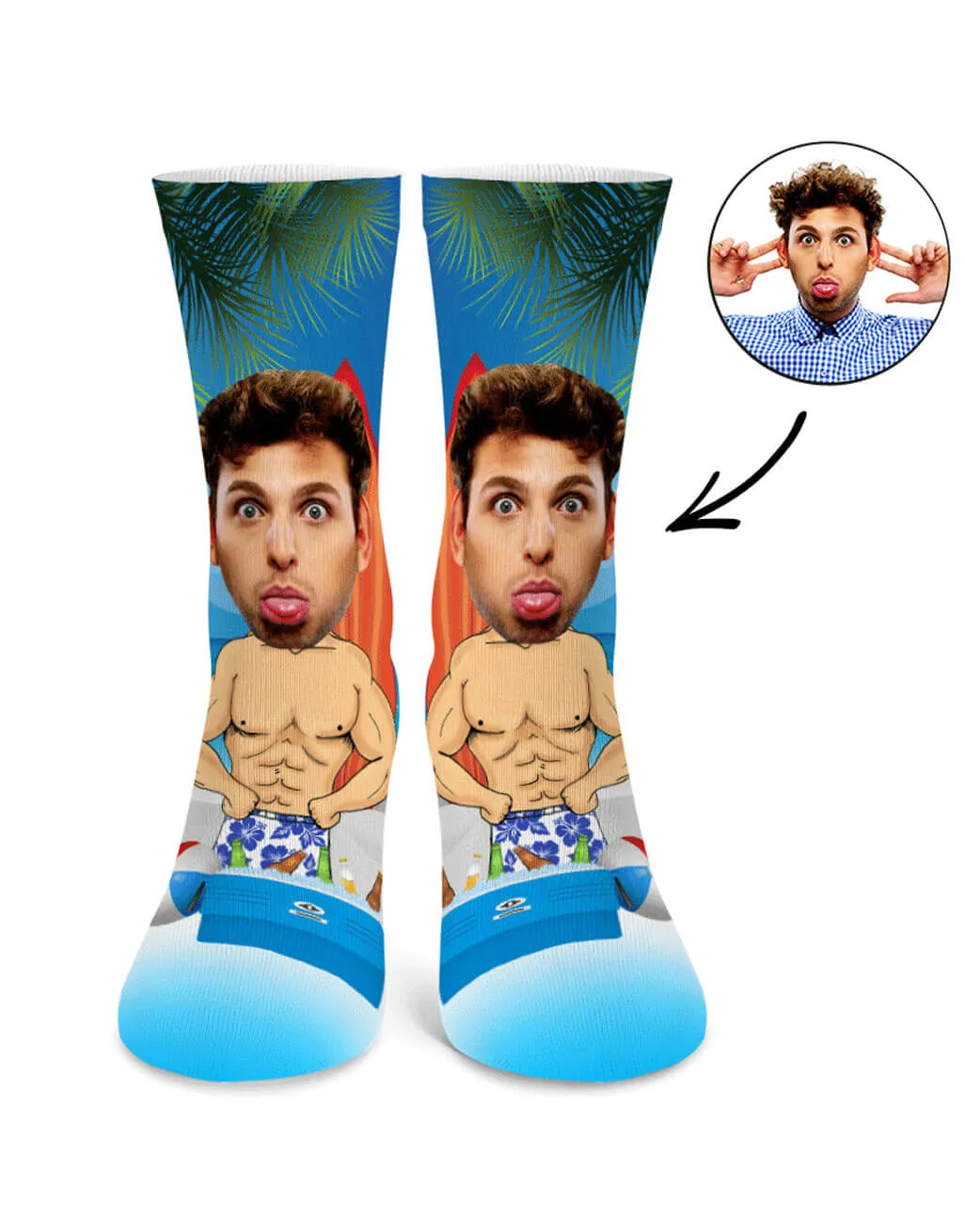 Summer Body Man Socks sold by Super Socks product image thumbnail 2
